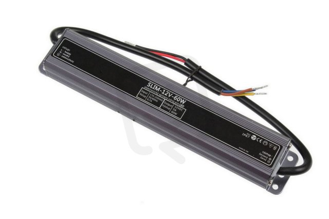 SLIM-12V-60W zdroj IP67 T-LED 056092