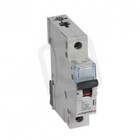 TX3 JISTIČ, 1 PÓLOVÝ, CHAR. C, 32A 6000A LEGRAND 403437
