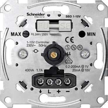 Merten stmívač s elektronickým potenciometrem 1-10 V SCHNEIDER MTN5142-0000