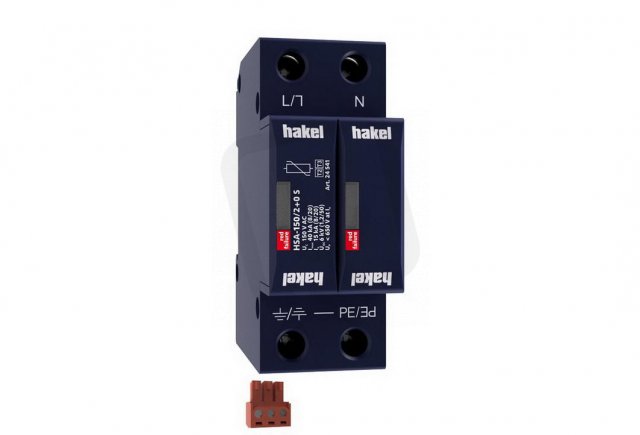 Svodič rázového přepětí HSA-150/2+0 S SPD typ 2+3 HAKEL 24541