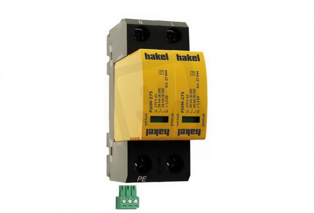 Svodič rázového přepětí PIIIM-275 DS/2+0 Vseries HAKEL 27051