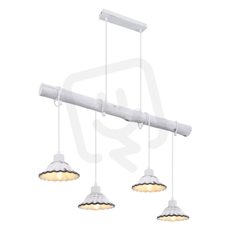 Závěsné svítidlo JOWITA bílá 4xE27, max. 40W 230V GLOBO 54050-4H
