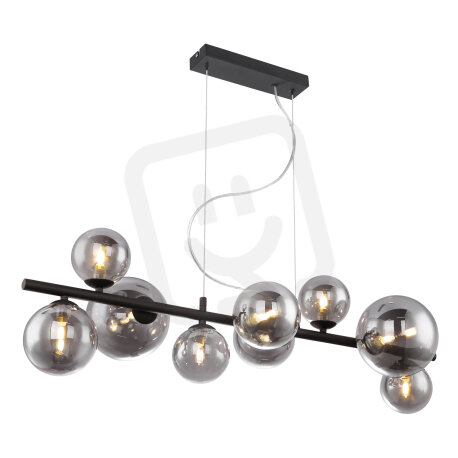 Závěsné svítidlo RIHA černá 9xG9 LED 3.5W 230V, 80lm, 3000K GLOBO 56133-9H