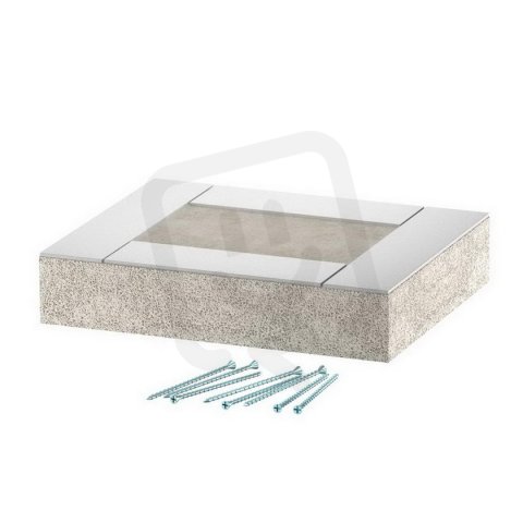 OBO PLCD E060810 Koncový díl pro PYROLINE Con 100x80 šedá