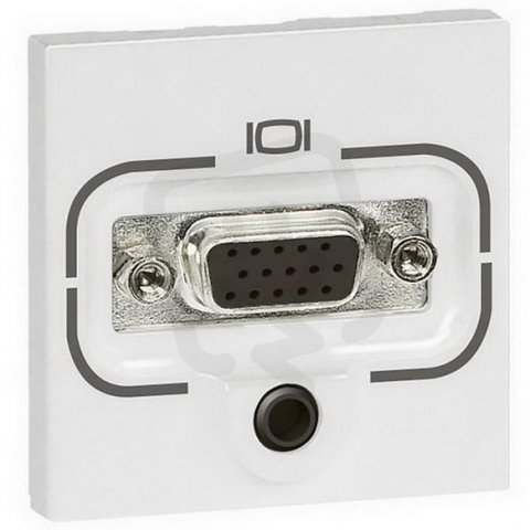 MOSAIC ZÁSUVKA VGA + JACK 3,5 2MODULOVÝ LEGRAND 078774