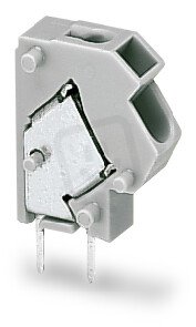 Svorka s možností řad. připojení na DPS, 2,5 mm2, oranžová 1pól. WAGO 254-846