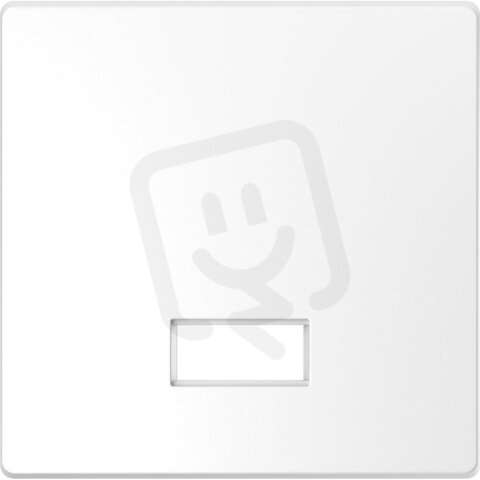 Kryt spínače Merten D-Life s polem pro symboly Lotus White MTN3350-6035