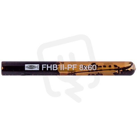 Chemická patrona dvouminutová (rychle tvrdnoucí) FHB II-PF 8x60 FISCHER 500542