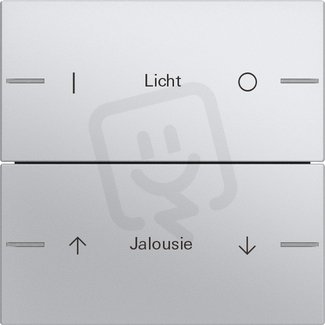 KKolébka 2x pro tlačítkový sensor 4 System 55 F hliník GIRA 576226