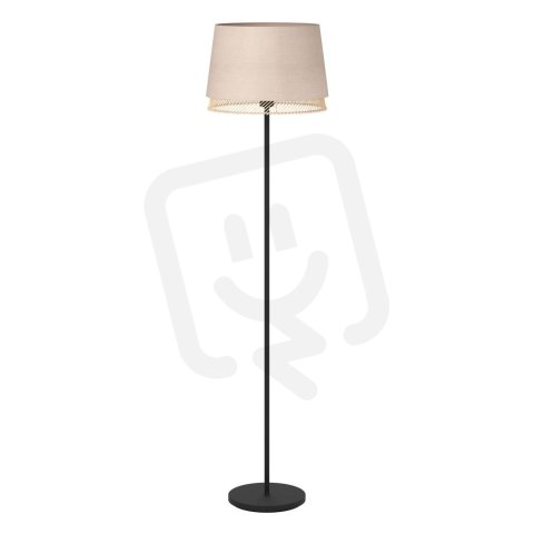 Stojací svítidlo TABLEY 1xE27 černá/přírodní/bambus 1X40W IP20 EGLO 43978
