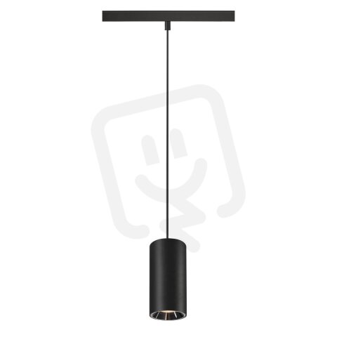 NUMINOS S 48 V TRACK DALI závěsné svítidlo černé/chrom 16W 960lm 2700K CRI90 20°