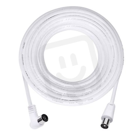 Anténní koaxiální kabel COAX kombinované konektory 15m sáček SOLIGHT SSN12X5E