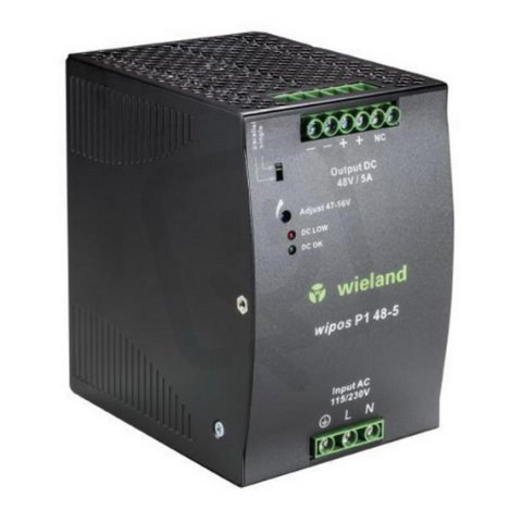 Spínaný napájecí zdroj WIPOS P1 48V-5A WIELAND 81.000.6134.0