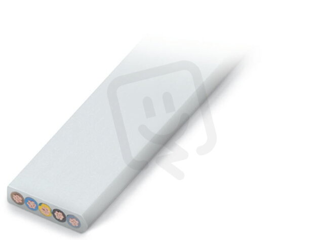 Ploché vedení B2ca 5G10mm2 světle šedá WAGO 897-1052