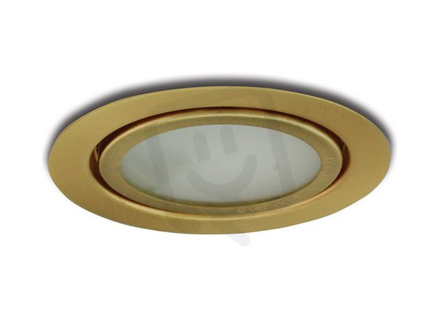 Nábytkové svítidlo NP zapuštěný hal. zlato broušené PANLUX NPZ-G420/ZB