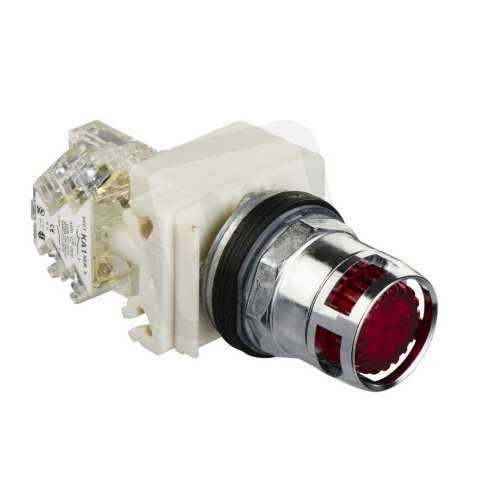 Ovládač stiskací, 30 mm, 600V AC, 10A, Černá SCHNEIDER 9001K3L35RH13