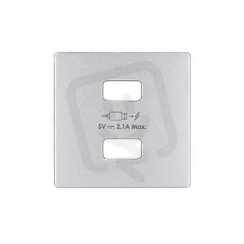 kryt pro nabíječku USB hliník KONTAKT SIMON 8221096-093