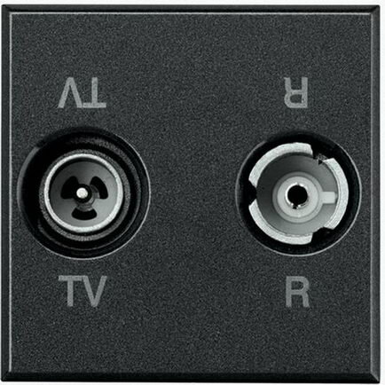 Legrand HS4213D BTAX ZÁSUVKA TV/RD 2M ANTRACIT