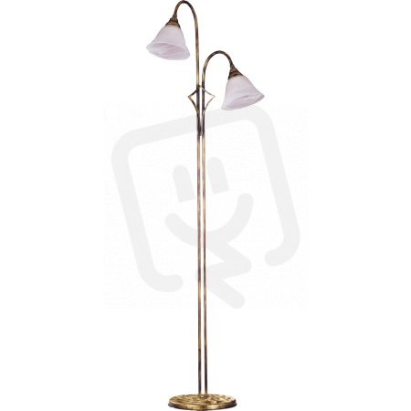 Stojací lampa Classic Compolux 914097/37 2x60 W antická mosaz