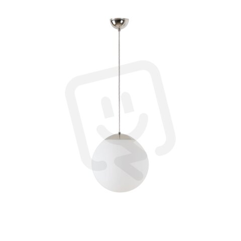 Závěsné svítidlo se skleněným stínidlem OSMONT ADRIA S2 10W IP40 E27 chrom