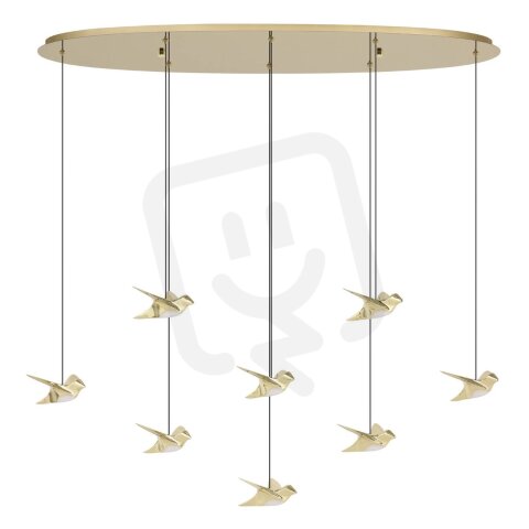 Závěsné svítidlo PARATEBUENO 2 LED mosaz 33,6W EGLO 390397