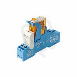 Vazební člen, 1P/10A, 110V AC, LED_V, Push-in FINDER 4C.P1.8.110.0060