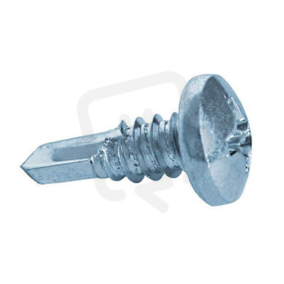 Samořezný šroub - půlkulatá hlava, křížová drážka 6, 3x25 mm, GZ HL TEX 6,3X25-P