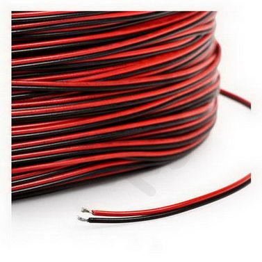 2-žilový vodič AWG 20/0,52 mm2, červená/