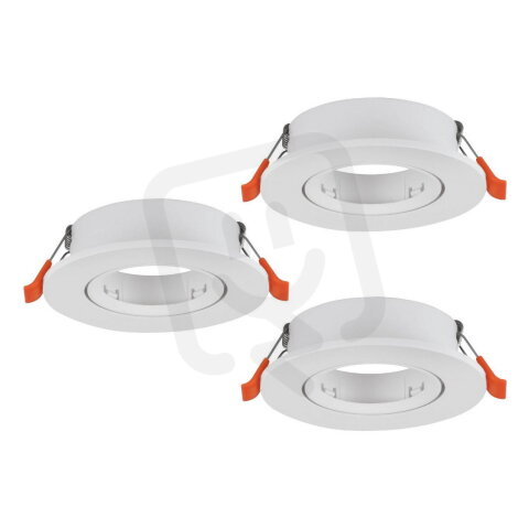 Vestavné svítidlo SAPERETA-E GU10 3X5W IP20 EGLO 74046