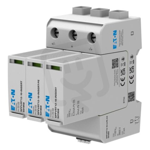 SPPVRT12-10-2+PE-AX Svodič přepětí T1+T2