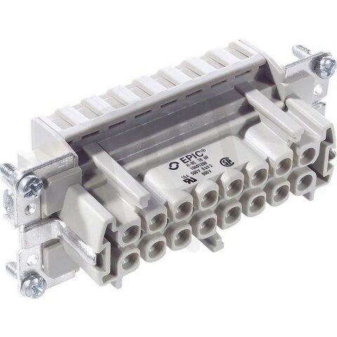 Vložka s připojením klecovou pružinou H-BE 16 BF FEMALE INSERT W. CLAMP SPRING