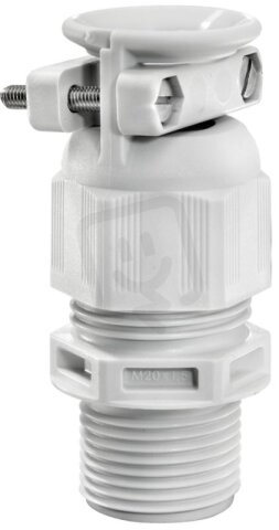 Vývodka ESKVZ-L M12X1,5 PA LGY IP68 dlouhý závit s venkovním odlehčením v tahu