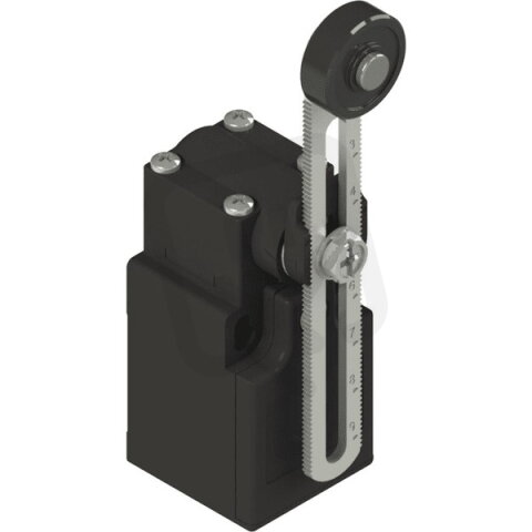 Koncový spínač s nastavitelnou kladkou a