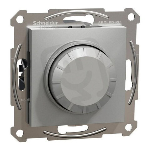 ASFORA Otočný LED stmívač, 3-370W, alu SCHNEIDER EPH6800161