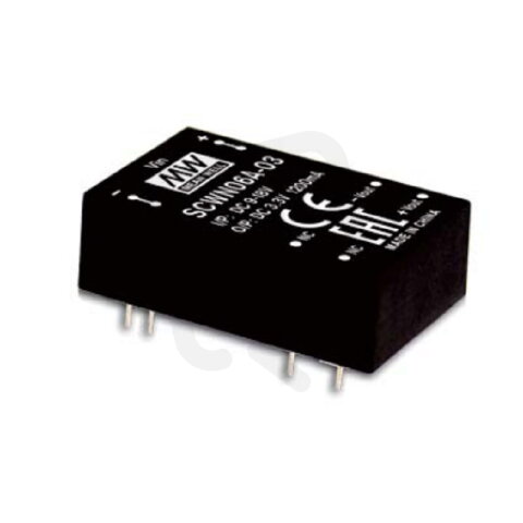 Měnič DC/DC modulový 6W 12V MEAN WELL SCWN06B-12