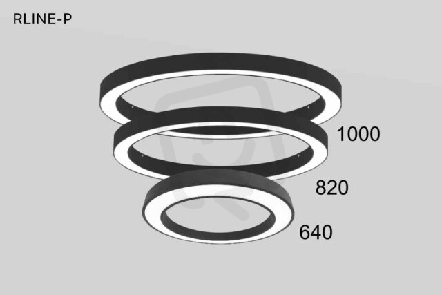 Interiérové kruhové svítidlo RLINE-P1/DI 1000 10500/830 OP WHITE SOVERT 2489110