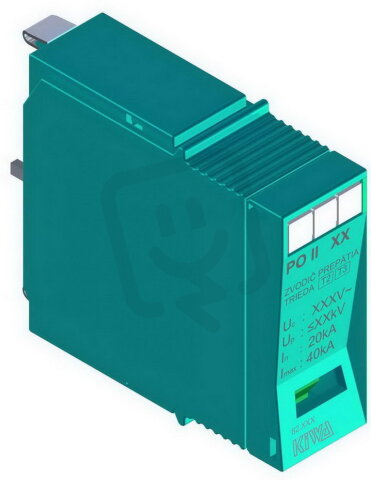 Přepěťová ochrana PO II 0 550V/40kA, C+D - náhradní modul KIWA PO II 0 550V/40kA