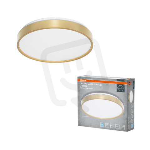 CEILING LUXO GOLD SENSOR ? 32 cm 18W 6500K IP20 GOLD OSRAM 4099854653308