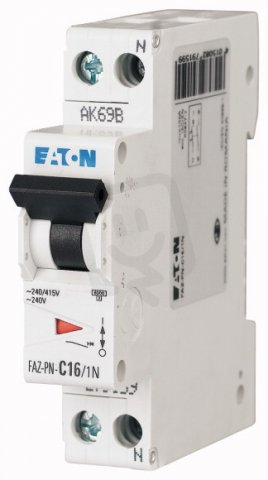 Eaton 279153 Jistič FAZ,char B,1+Npólový,In=40A,Icu=10kA FAZ-PN-B40/1N