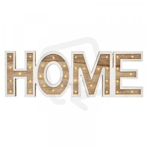 38LED HOME SIGN 2AA WW