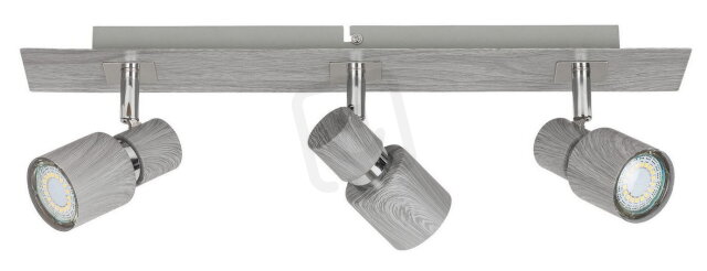 Merkur GU10 3x 50W IP20 stříbrný dub RABALUX 6127