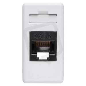 Gewiss GW20684 SYSTEM Datová zásuvka RJ45 Cat6 UTP, bílá