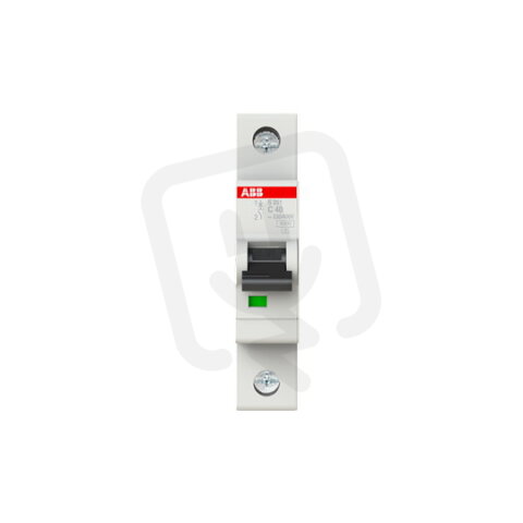 S201-C40 1 fázový jistič 40 A char. C 6kA ABB 2CDS251001R0404