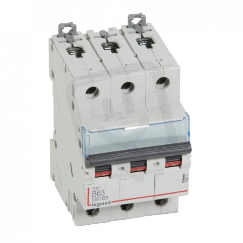 DX3 JISTIČ, 3 PÓLOVÝ, CHAR. B,63A 10000A/16KA LEGRAND 408997
