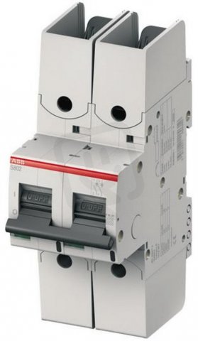 ABB S802S-UCB125-R jistič pro kabelové oko char. B 2p 125A 250V DC 50kA