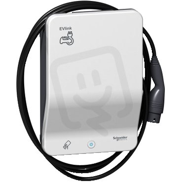 nabíjecí stanice Smart Wallbox s integ. kabelem T2 7kW RFID SCHNEIDER EVB1A7PCRI