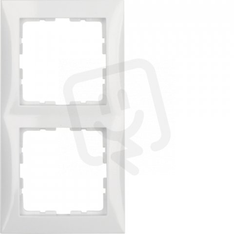 Rámeček, 2-násobný, S.1, bílá lesk BERKER 5310128989