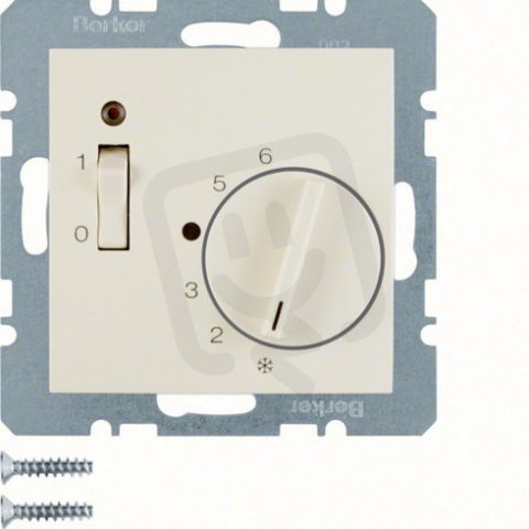 Termostat s rozpínacím kontaktem 24V AC/DC, S.1, krémová lesk BERKER 20318982