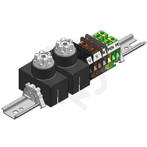 Stožárová výzbroj SV - B - 6.10.4/2 (dva nosiče pojistek) ELEKTRO BEČOV H441111