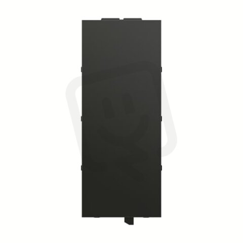 ABB KNX Tenton Kryt (popisové pole) 8násobné prvky mechová černá SLM/A.0.1-885